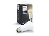 Philips Hue White Ambiance A19 10W Equivalent Dimmable LED Smart Bulb (Works with Alexa Apple HomeKit and Google Assistant)