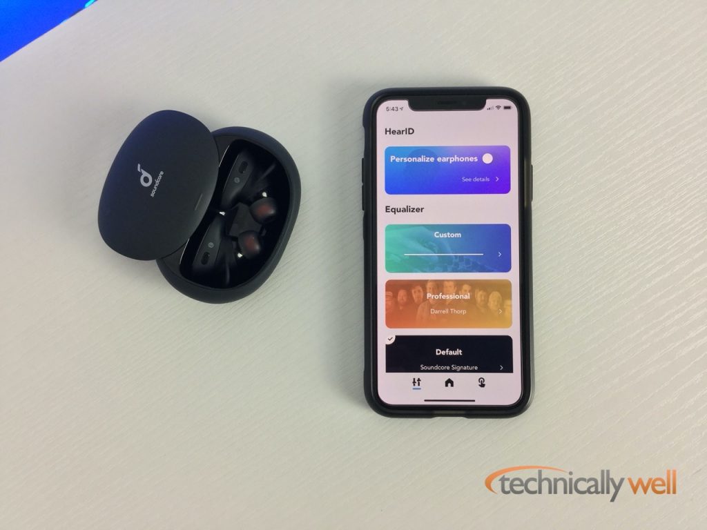 Liberty 2 Pro headphones with the Soundcore App