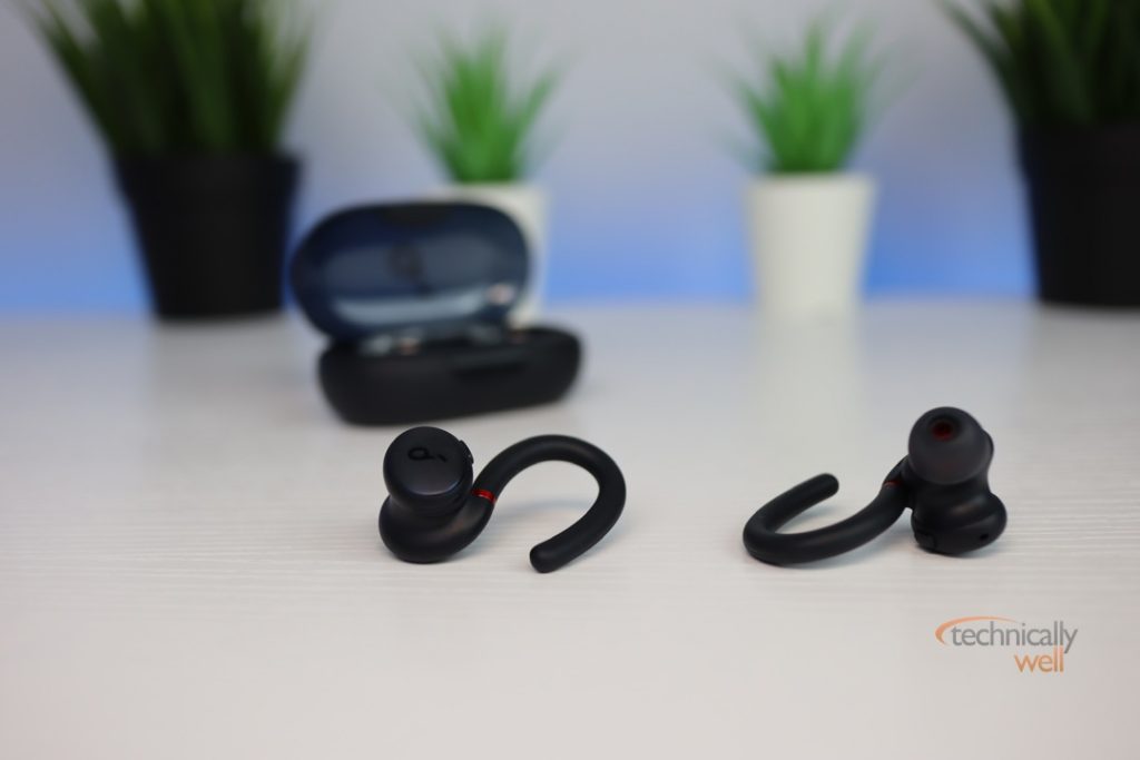 Soundcore Sport X10 earbuds outside of their case