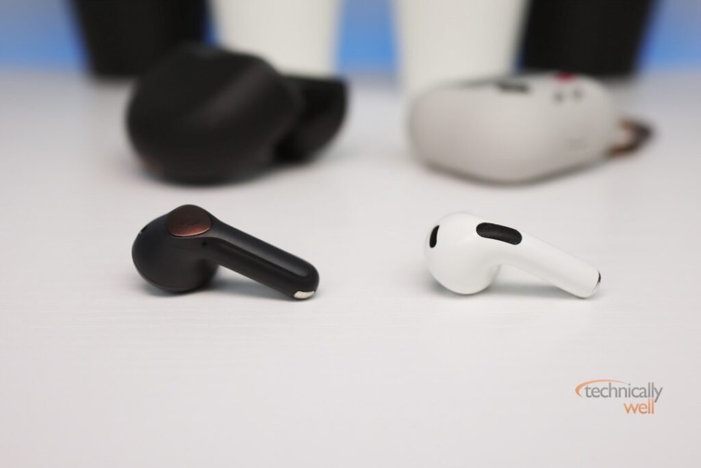 SoundPEATS Air 4 vs AirPods 3rd generation