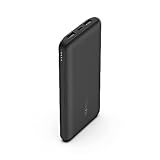 Belkin USB C Portable Charger Power Bank, 10000 mAh with 1 USB C Port and 2 USB A Ports for up to 15W Charging for iPhone 13 Pro/13 Pro Max/13 Mini, AirPods, iPad, Galaxy S21/Ultra - Black