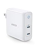 Anker 60W 2-Port USB C Charger, PowerPort Atom PD 2 [GaN Tech] Ultra Compact Foldable Type C Wall Charger, Power Delivery for MacBook Pro/Air, iPad Pro, iPhone XR/XS/Max/X/8, Pixel, Galaxy, and More