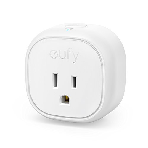 [No Hub Required]Eufy Smart Plug, Works With Amazon Alexa and Google Assistant, Wi-Fi Enabled, White, Set Schedules, Countdown Timer, Control Remotely, Away Mode, with Energy Monitoring