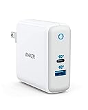 Anker 60W PIQ 3.0 & GaN Tech Dual Port Charger, PowerPort Atom III (2 Ports) Travel Charger with a 45W USB C Port, for Laptops, MacBook, iPad Pro, iPhone, Galaxy, Pixel and More