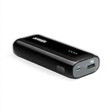 [Upgraded to 6700mAh] Anker Astro E1 Candy-Bar Sized Ultra Compact Portable Charger, External Battery Power Bank, with High-Speed Charging PowerIQ Technology (Black)