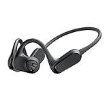 SoundPEATS Air Conduction Headphones, RunFree Lite Open-Ear Bluetooth V5.3 Headphones with Bass Boost and 17 Hours, Sweatproof Ultralight Sports Headset for Running, Workouts, Comfortable Fit, USB-C