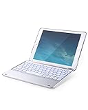 Anker Bluetooth Folio Keyboard Case for iPad 9.7 Inch, 7 Color Backlit Wireless iPad Case with Auto Sleep/Wake, Backlit Keys