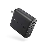 Anker PowerCore Fusion 5000 2-in-1 Portable Charger and Wall Charger, AC Plug with 5000mAh Capacity, PowerIQ Technology, For iPhone, iPad, Android, Samsung Galaxy and More