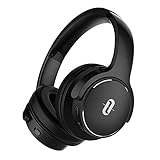 TaoTronics Active Noise Cancelling Bluetooth Headphones HiFi Stereo Wireless Over Ear Deep Bass Headset w/cVc Noise Canceling Microphone 30 Hour Playtime Comfortable Earpads for Travel Work TV