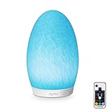 Aglaia Bedside Lamp Rechargeable, Touch Dimmable LED Mood Lamp with Cool White Light and Color Changing RGB, Suitable for Living Room Decoration