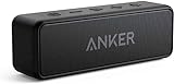 Anker SoundCore 2 Portable Bluetooth Speaker with Better Bass, 24-Hour Playtime, 66ft Bluetooth Range, IPX5 Water Resistance & Built-in Mic — Dual-Driver Wireless Speaker for iPhone, Samsung etc