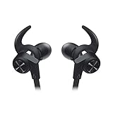 Creative Outlier ONE Wireless Bluetooth 4.1, IPX4 Water-Resistant Sweat-proof In-Ear Headphones with Built-in Microphone, 9.5 Hours Battery Life and Tangle-Free Cable (Black)