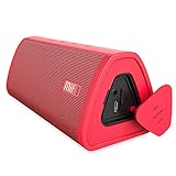 Portable Wireless Bluetooth Speaker, MIFA A10 Dual-Driver Speaker, 10W Stereo Sound & Enhanced Bass, 16-Hour Playtime, IP45 Dustproof Water-Resistant, Support TWS, Micro SD Card, Built-in Mic, Red