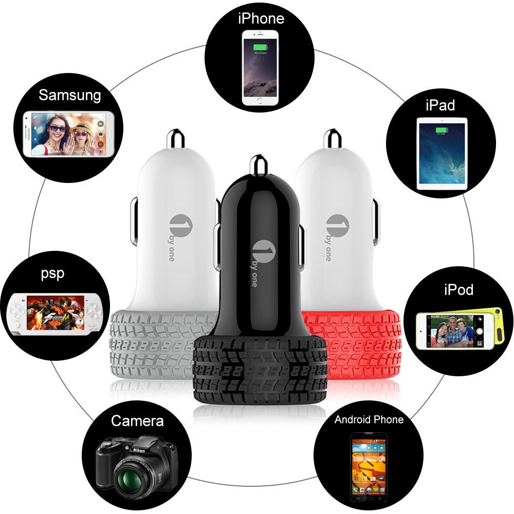 1ByOne Dual Port Car Charger