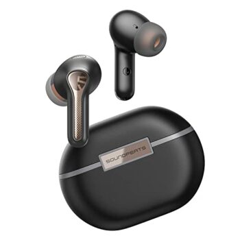 SoundPEATS Capsule3 Pro Wireless Earbuds with Hi-Res and LDAC, 43dB Hybrid Active Noise Cancelling Bluetooth 5.3 Earphones with 6 Mics for Calls, 52 Hours of Playtime, Transparency Mode, Game Mode
