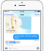 iOS 8 Messages