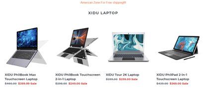 XIDU Laptops